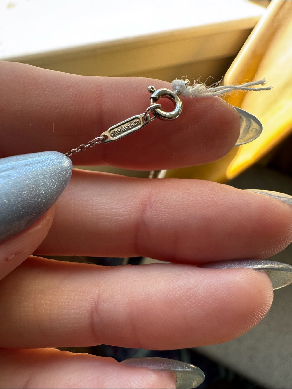 Tiffany & Co. Mini Heart Padlock Pendant Necklace - .925 Silver - Picture 3 of 5